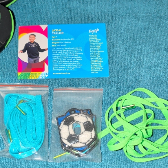 Nike Air Max 180 "Doernbecher Freestyle" Ja'Kai Taylor Sneakers Size 9.5 Used - Picture 13 of 14